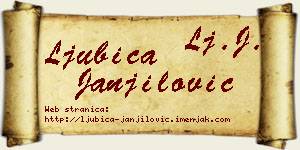 Ljubica Janjilović vizit kartica